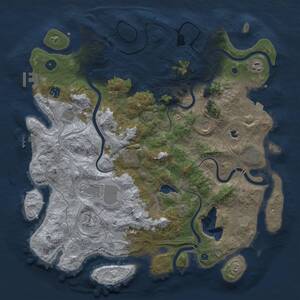 Thumbnail Rust Map: Procedural Map, Size: 4250, Seed: 1428843166, 15 Monuments