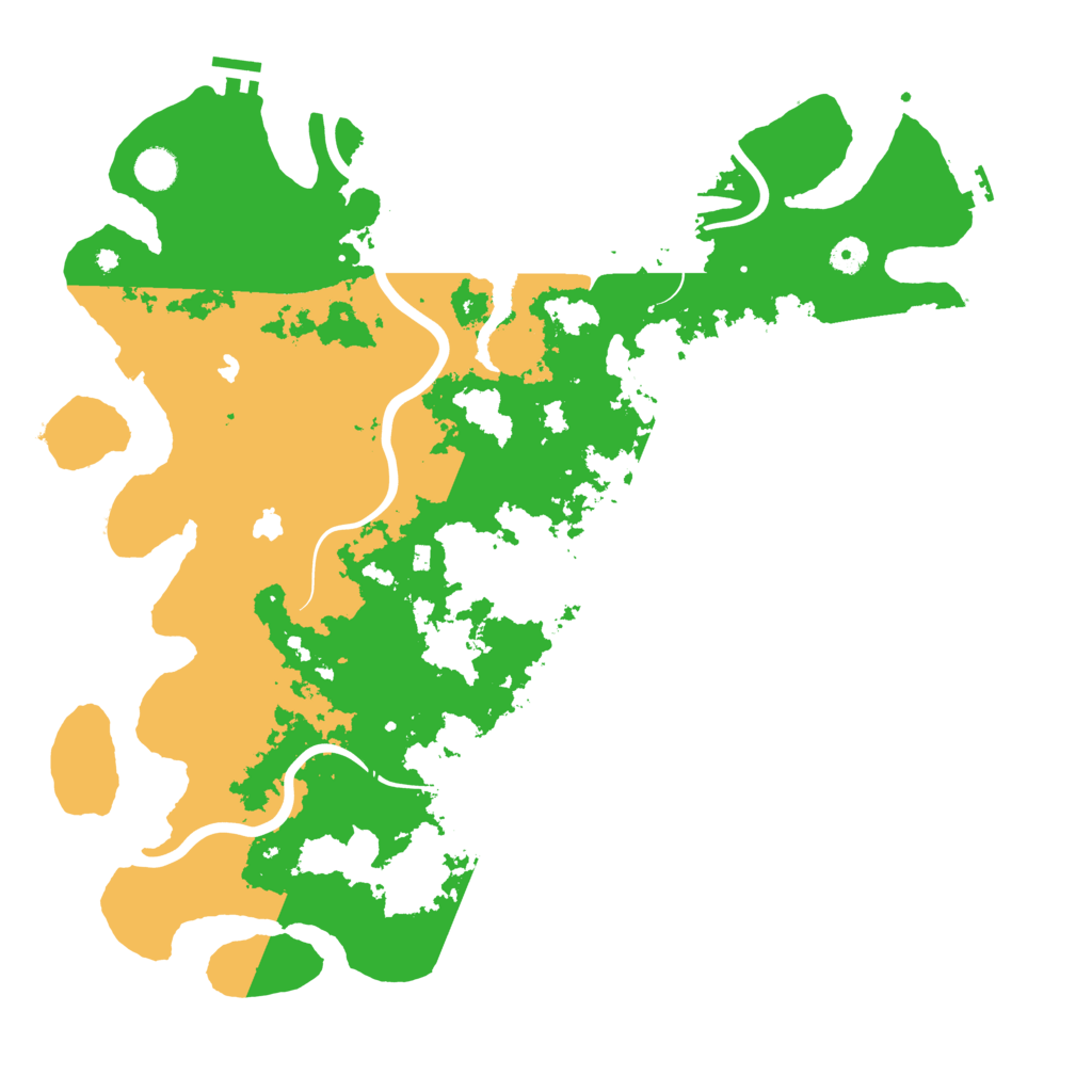 Biome Rust Map: Procedural Map, Size: 4500, Seed: 1839361543