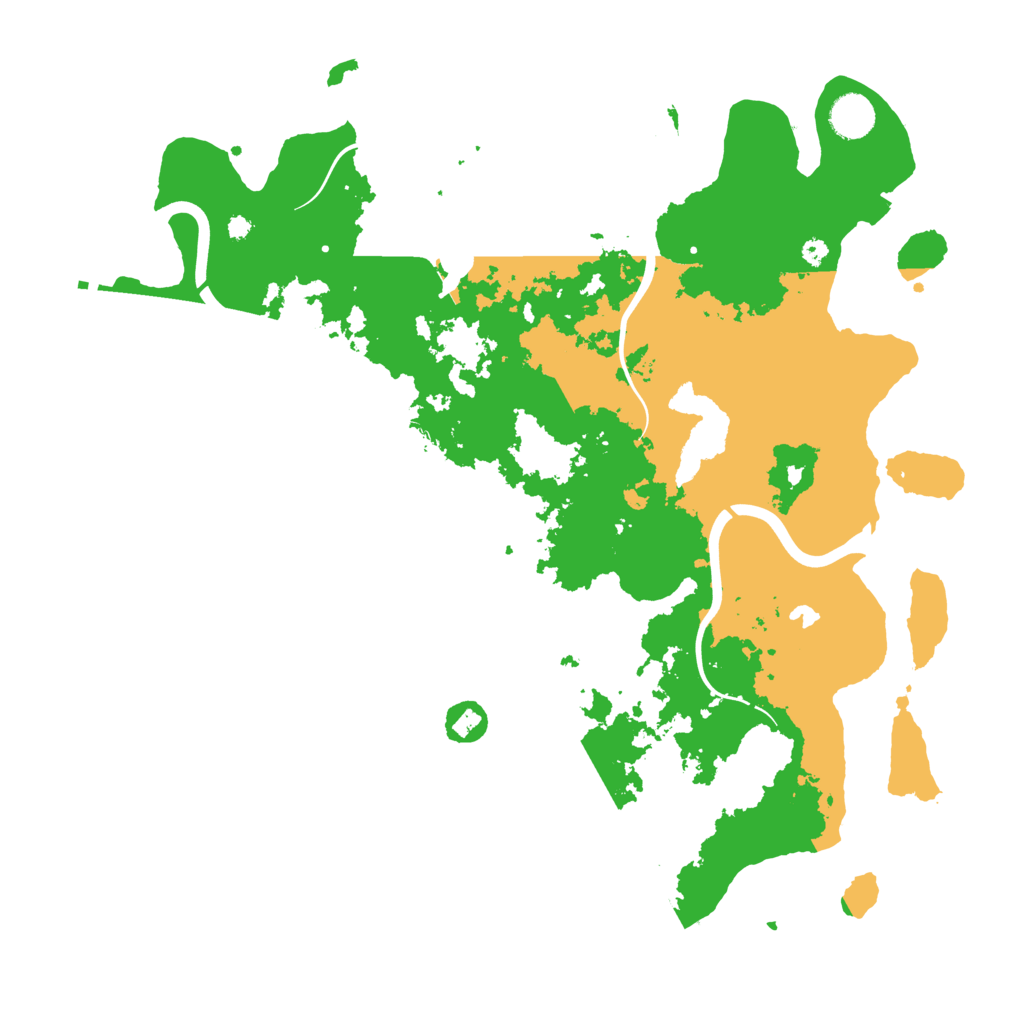 Biome Rust Map: Procedural Map, Size: 4000, Seed: 32155