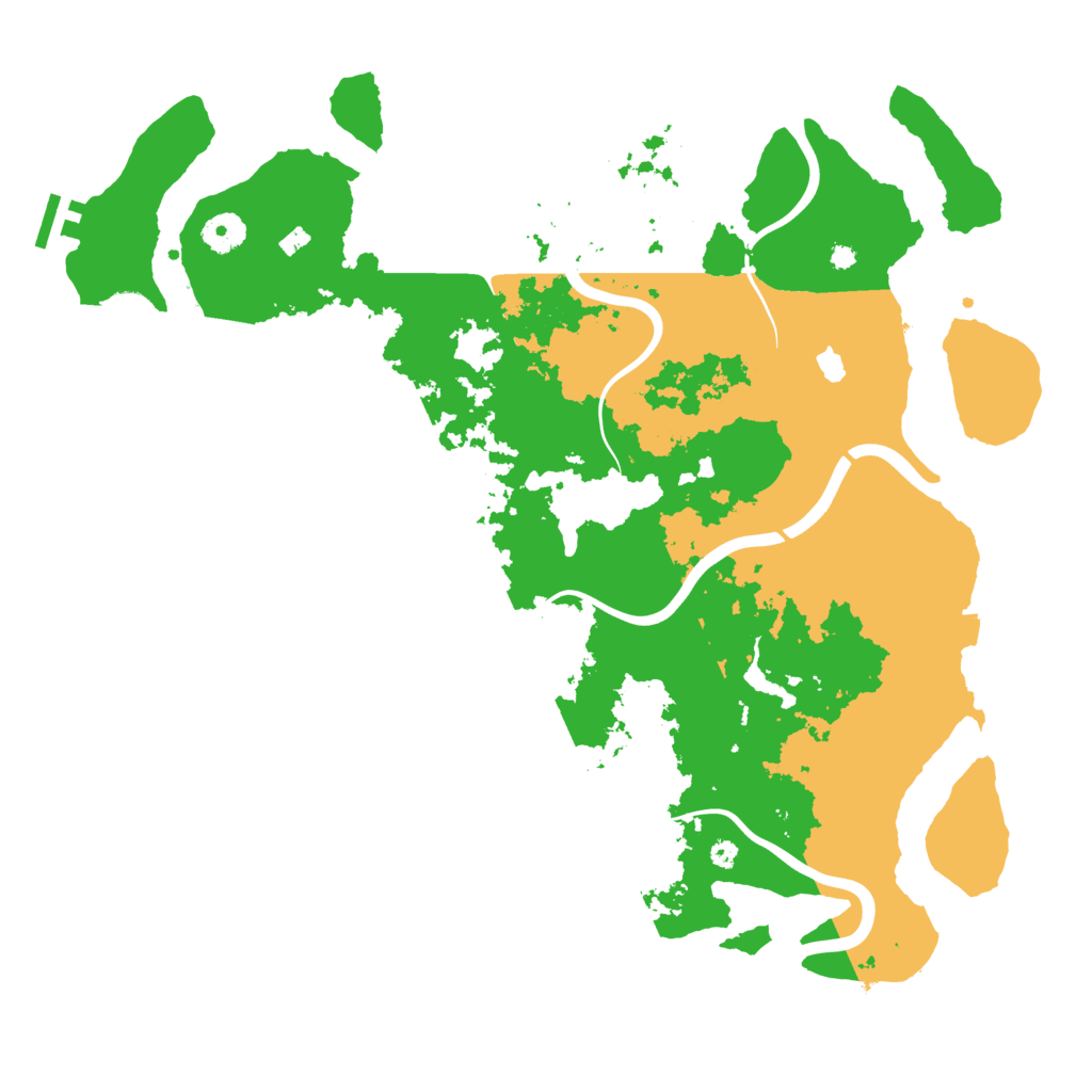 Biome Rust Map: Procedural Map, Size: 4000, Seed: 957961205