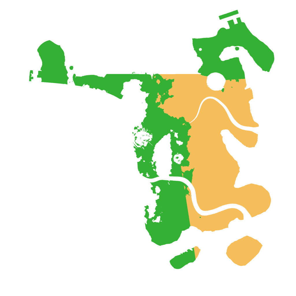 Biome Rust Map: Procedural Map, Size: 3000, Seed: 34847