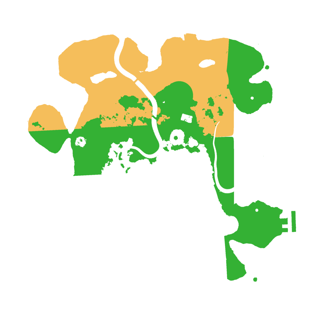 Biome Rust Map: Procedural Map, Size: 3000, Seed: 696