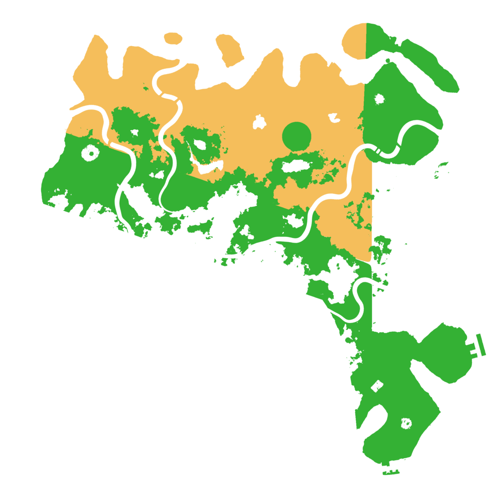 Biome Rust Map: Procedural Map, Size: 4500, Seed: 1154162822