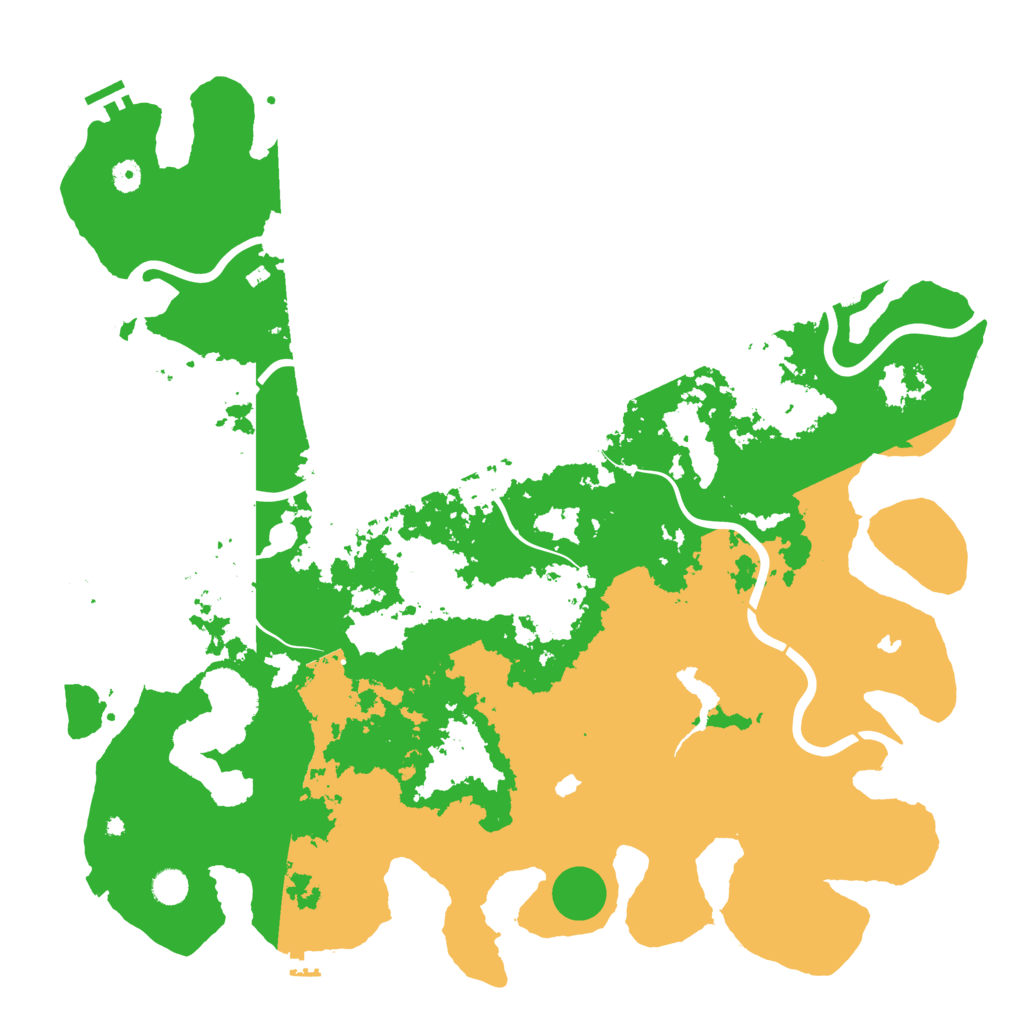 Biome Rust Map: Procedural Map, Size: 5000, Seed: 1533133551