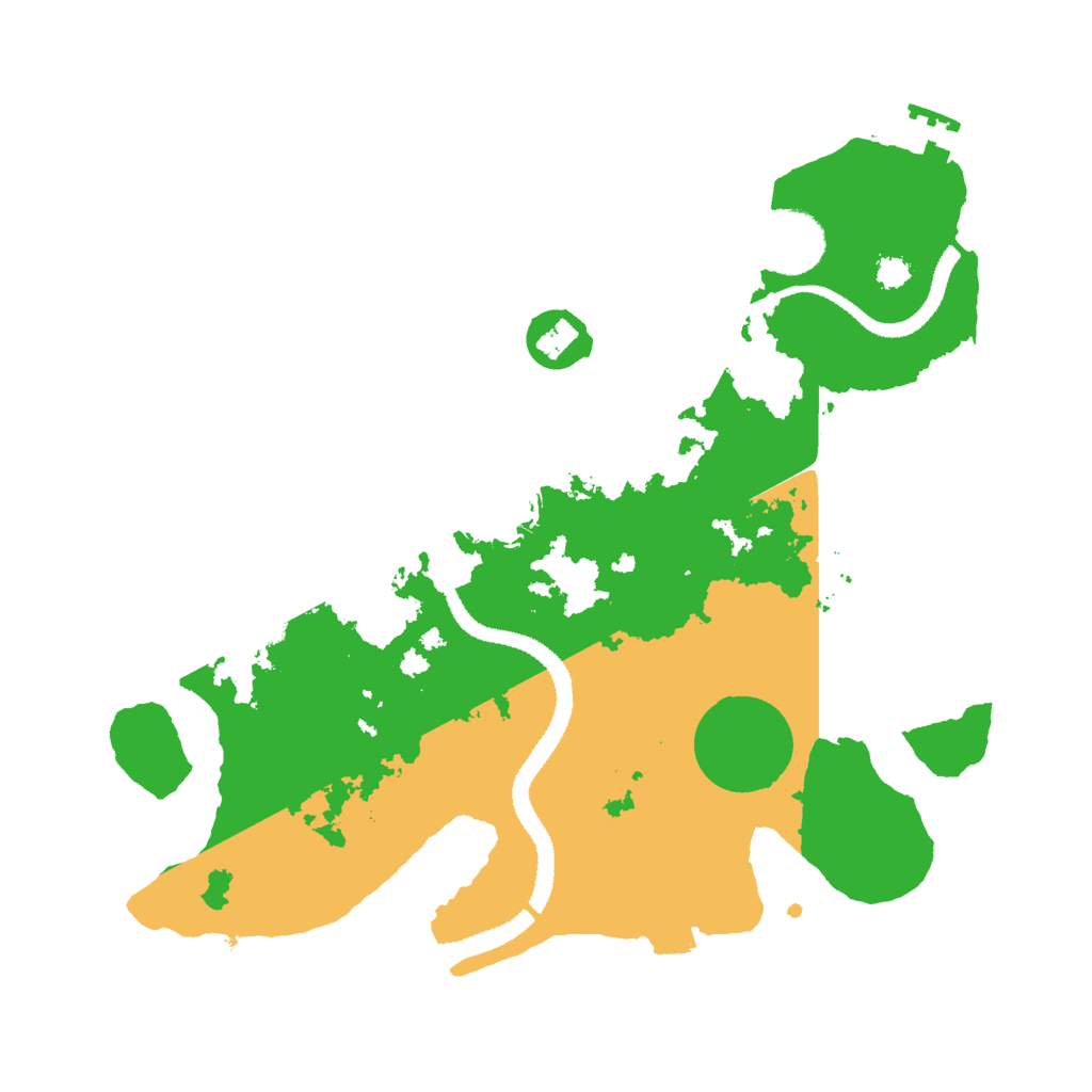 Biome Rust Map: Procedural Map, Size: 3000, Seed: 1614065711