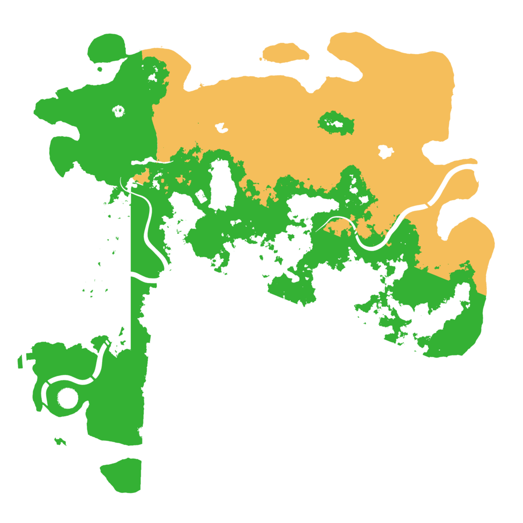 Biome Rust Map: Procedural Map, Size: 4500, Seed: 1319724459