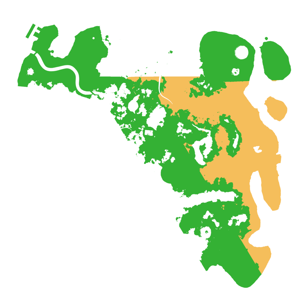 Biome Rust Map: Procedural Map, Size: 4000, Seed: 4841525