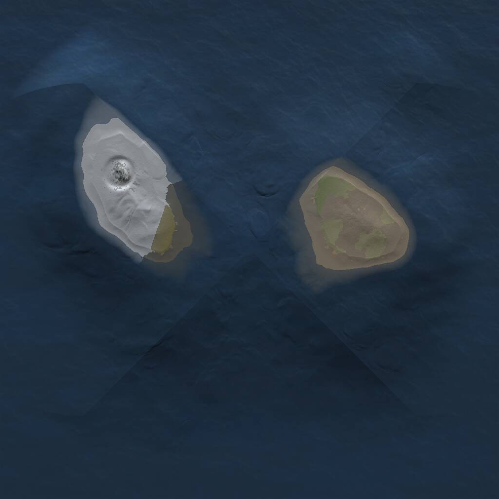 Rust Map: Procedural Map, Size: 1000, Seed: 344232, 1 Monuments