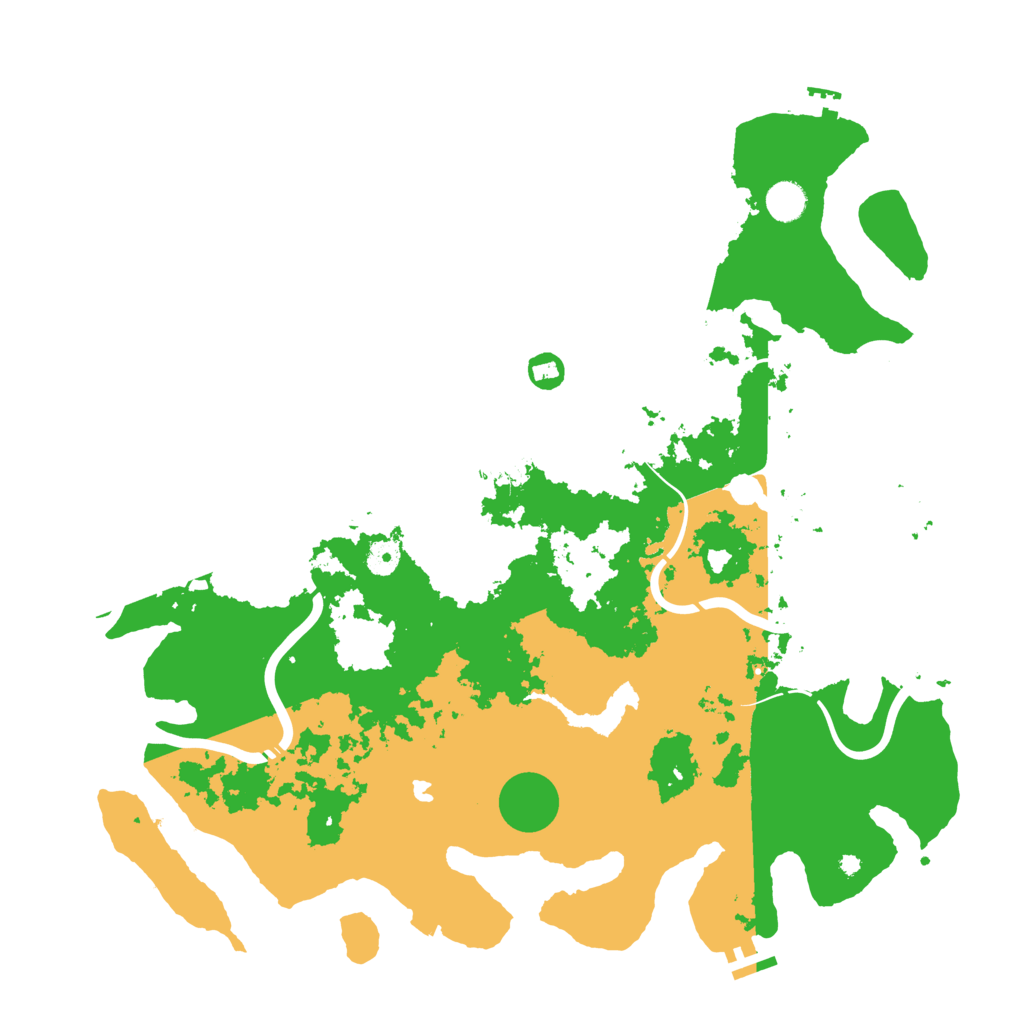Biome Rust Map: Procedural Map, Size: 4500, Seed: 2056904248