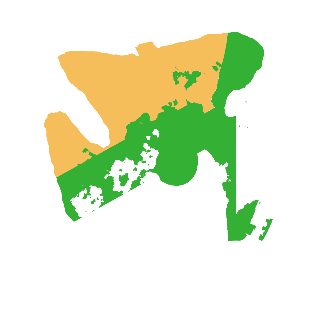 Biome Rust Map: Procedural Map, Size: 2000, Seed: 1836618134