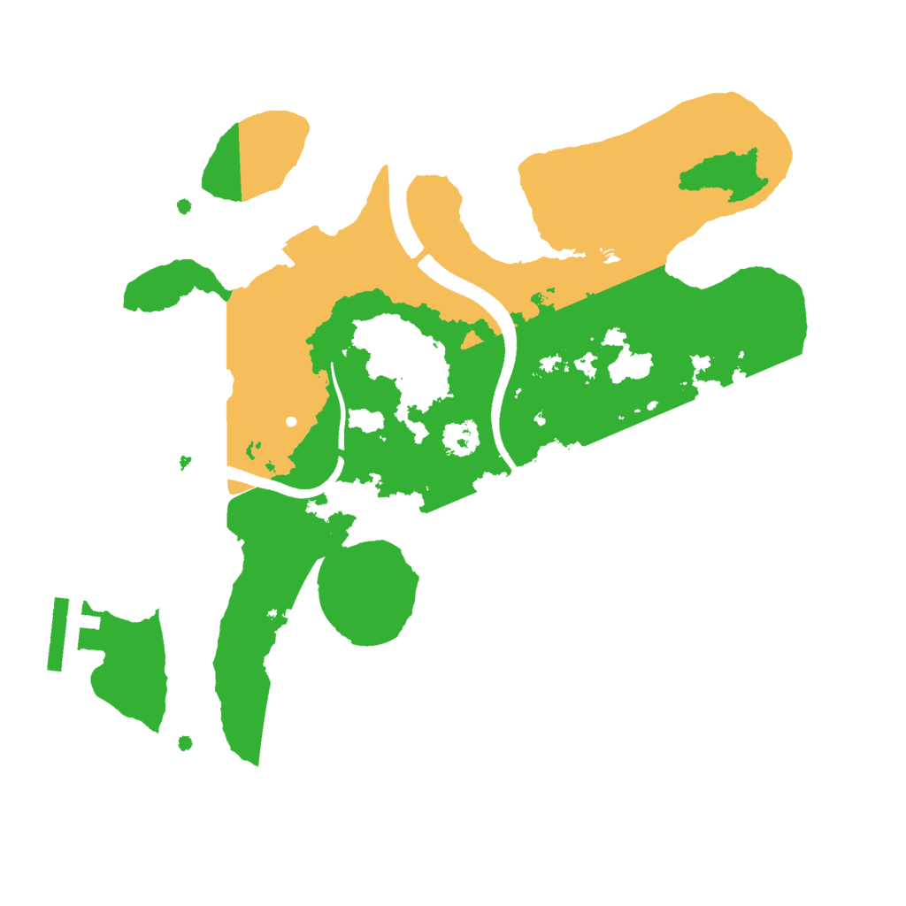 Biome Rust Map: Procedural Map, Size: 2500, Seed: 24525523