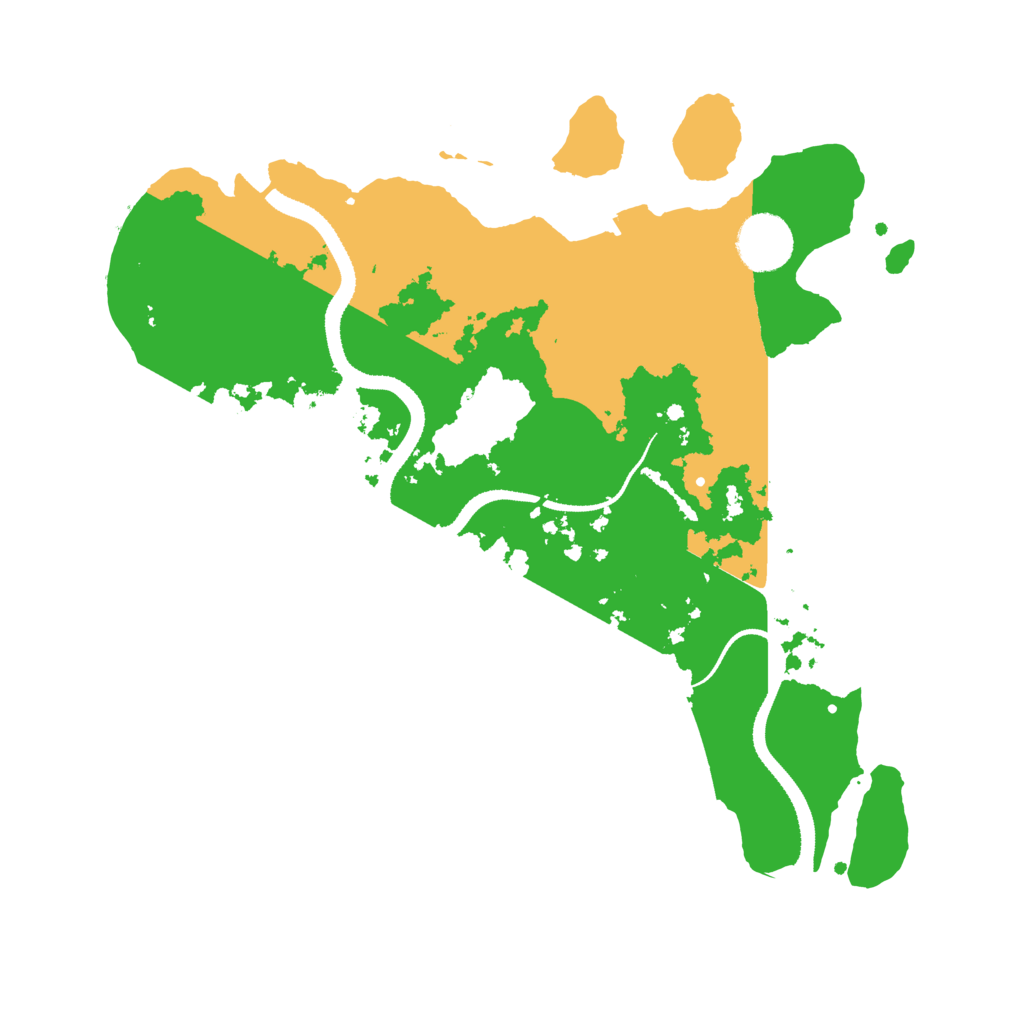 Biome Rust Map: Procedural Map, Size: 3250, Seed: 39362672