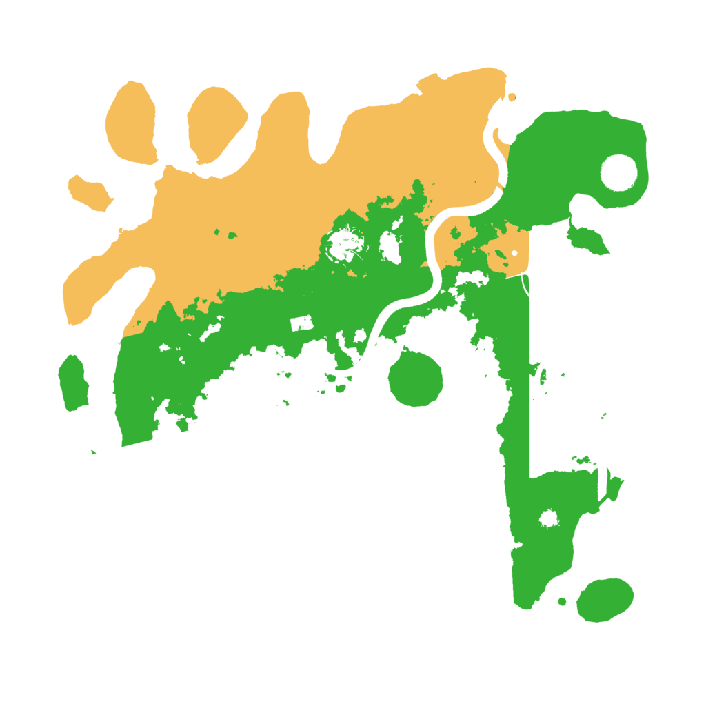 Biome Rust Map: Procedural Map, Size: 3500, Seed: 798839602