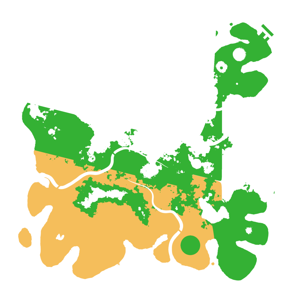 Biome Rust Map: Procedural Map, Size: 4000, Seed: 834066141