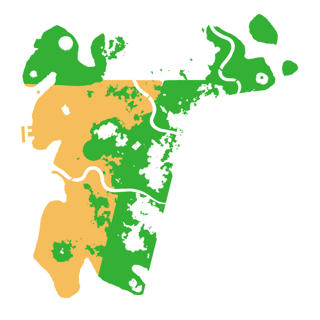 Biome Rust Map: Procedural Map, Size: 4000, Seed: 6660667