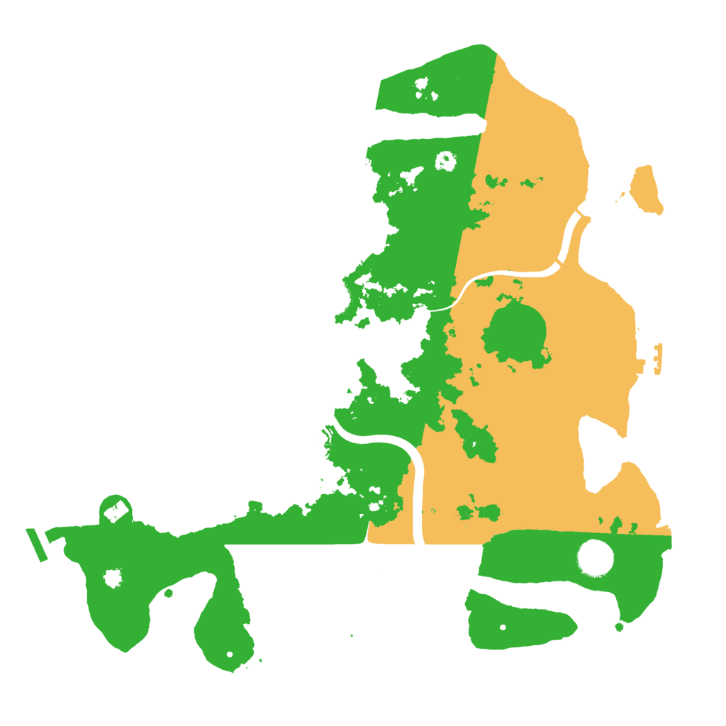 Biome Rust Map: Procedural Map, Size: 3500, Seed: 1384256201