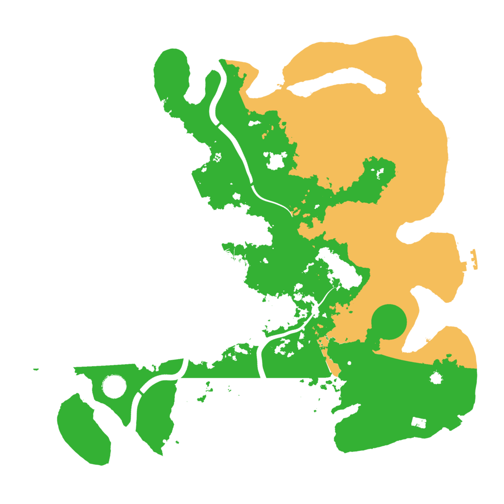Biome Rust Map: Procedural Map, Size: 3750, Seed: 457819737