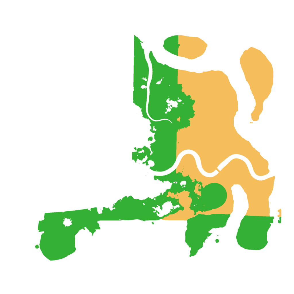 Biome Rust Map: Procedural Map, Size: 3100, Seed: 692269351