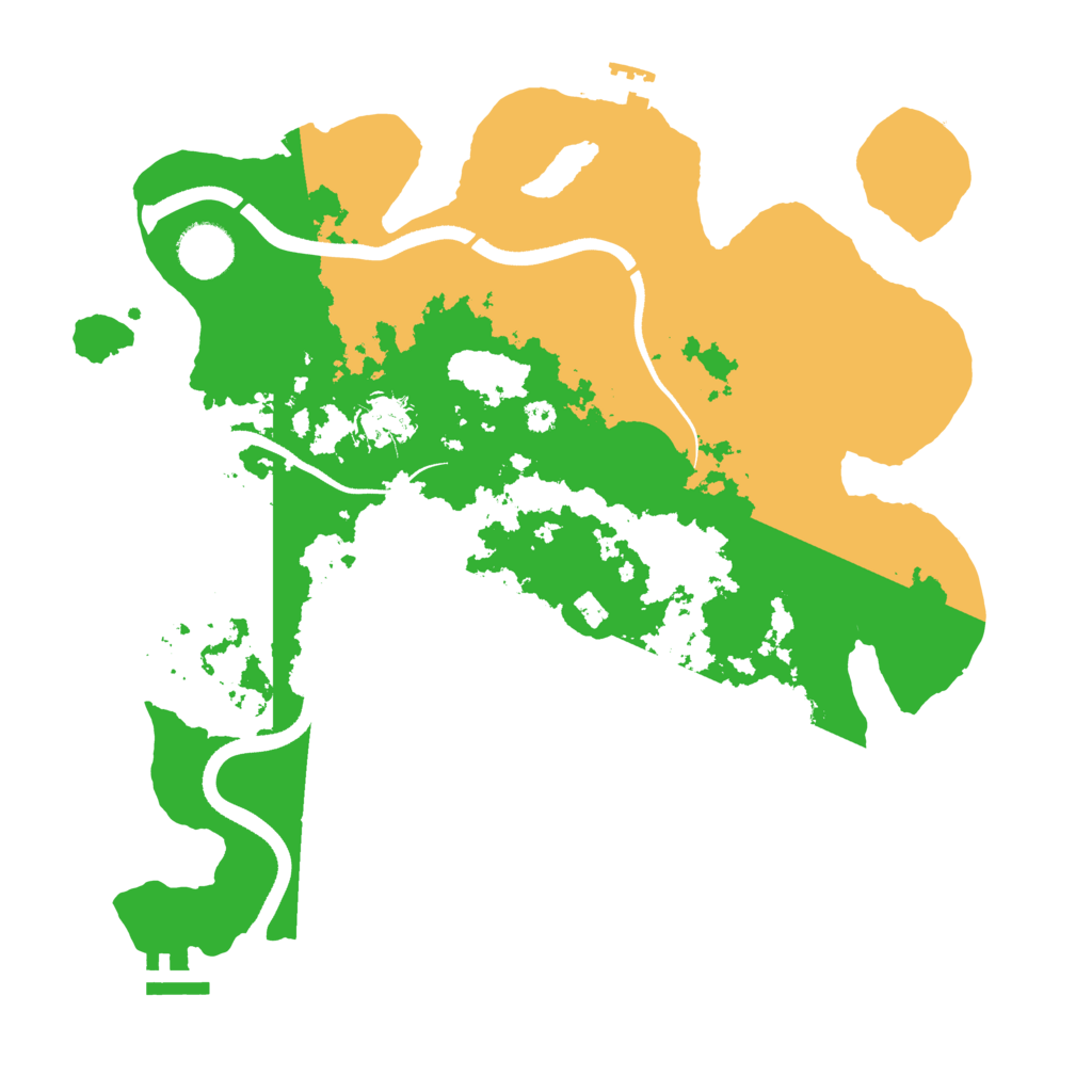 Biome Rust Map: Procedural Map, Size: 3500, Seed: 1684813959