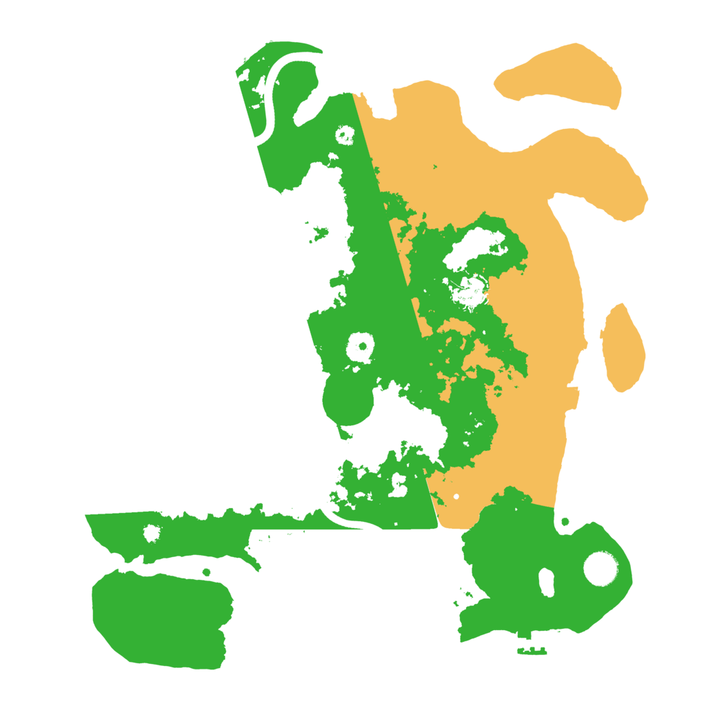 Biome Rust Map: Procedural Map, Size: 3650, Seed: 1121838619
