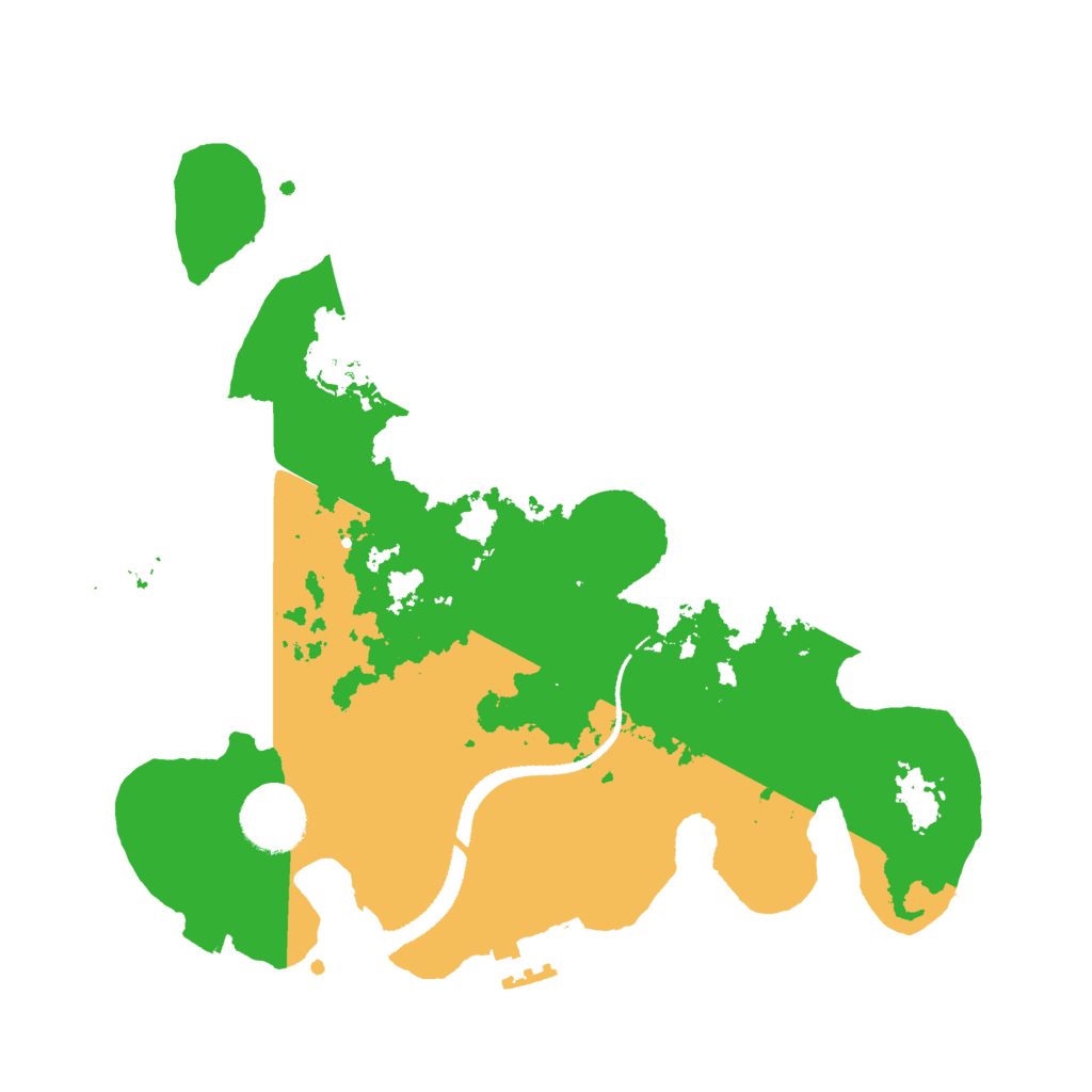 Biome Rust Map: Procedural Map, Size: 3000, Seed: 2095302796