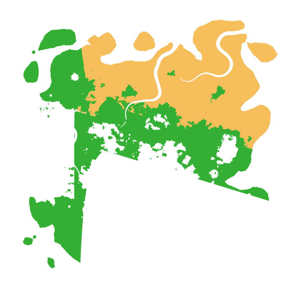 Biome Rust Map: Procedural Map, Size: 3500, Seed: 544019979