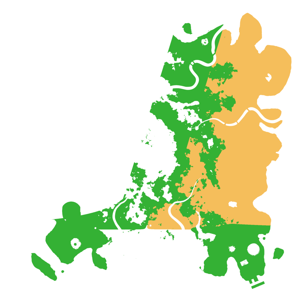 Biome Rust Map: Procedural Map, Size: 4500, Seed: 251423908