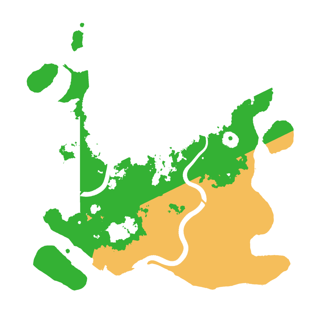 Biome Rust Map: Procedural Map, Size: 3000, Seed: 514796238