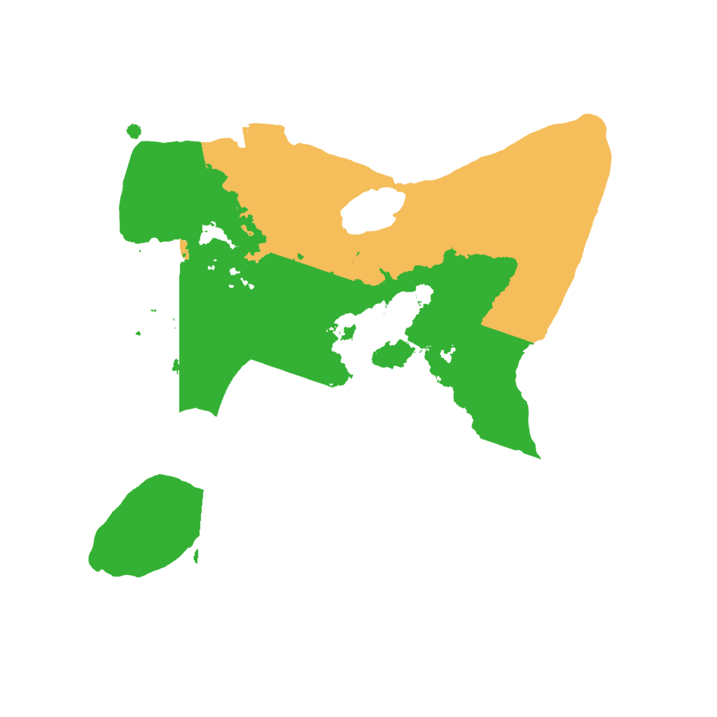 Biome Rust Map: Procedural Map, Size: 2000, Seed: 482912