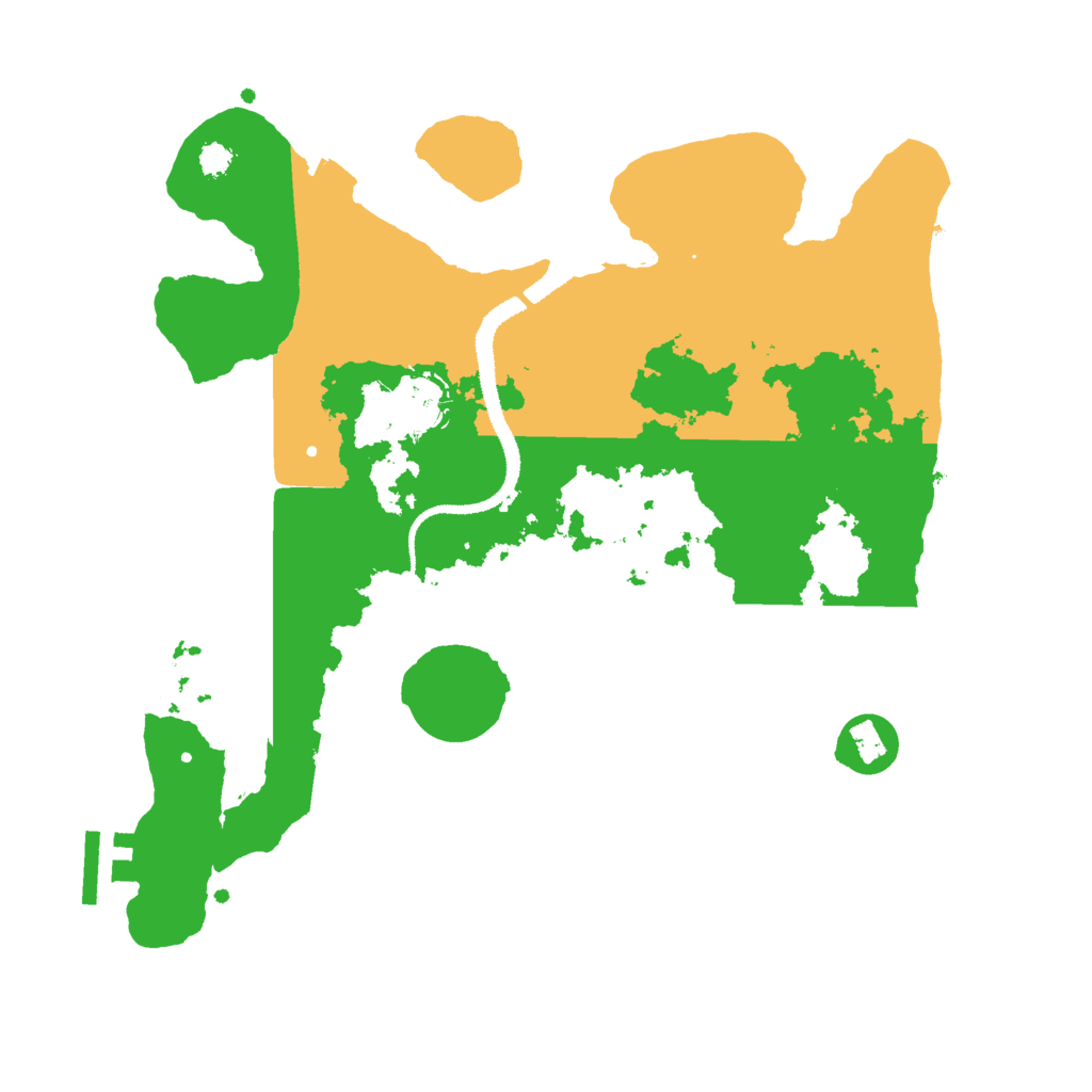 Biome Rust Map: Procedural Map, Size: 3000, Seed: 1048565181