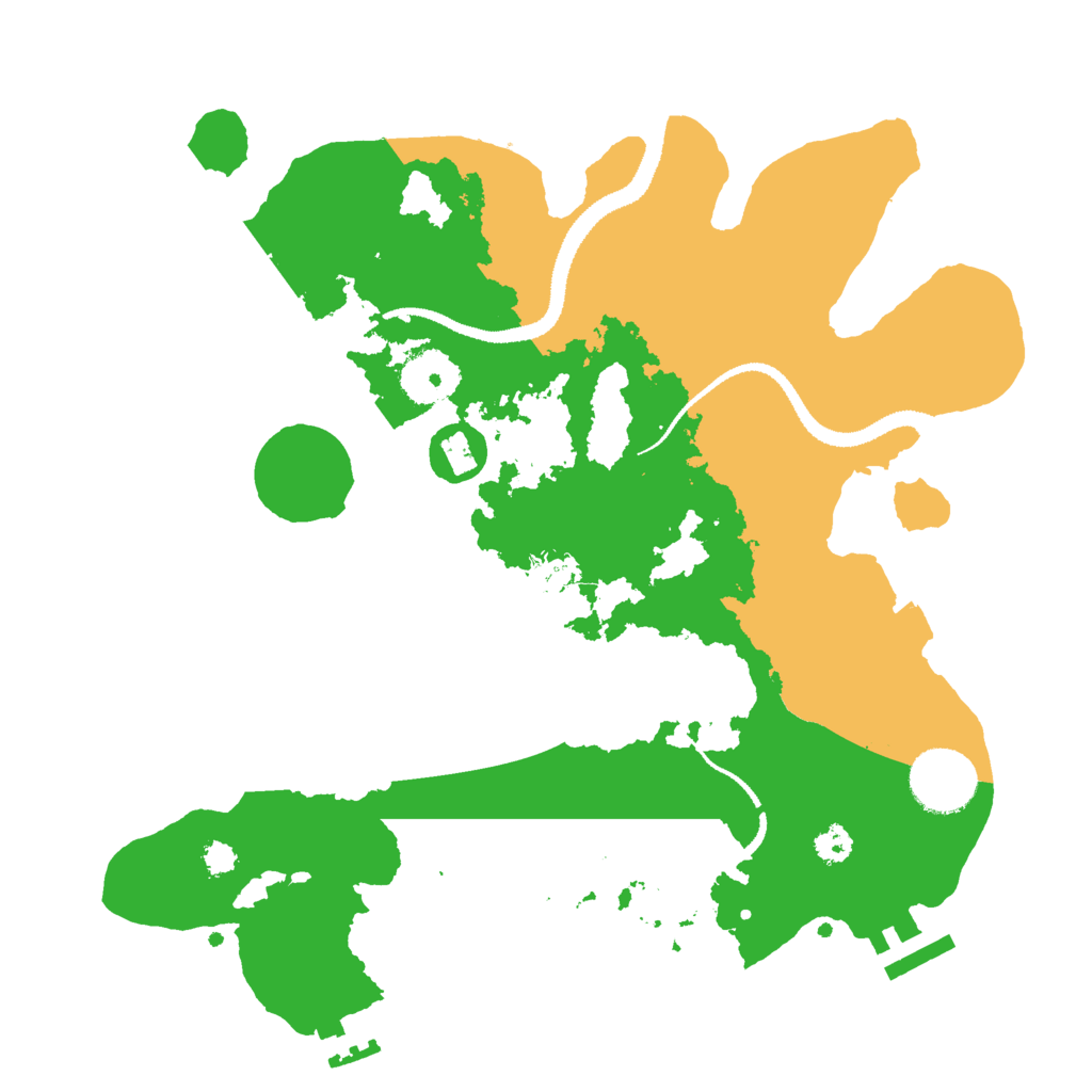 Biome Rust Map: Procedural Map, Size: 3000, Seed: 140873