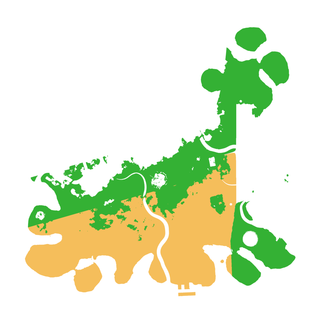 Biome Rust Map: Procedural Map, Size: 3700, Seed: 1892204400