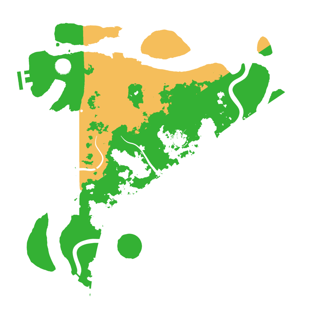 Biome Rust Map: Procedural Map, Size: 3500, Seed: 528265739