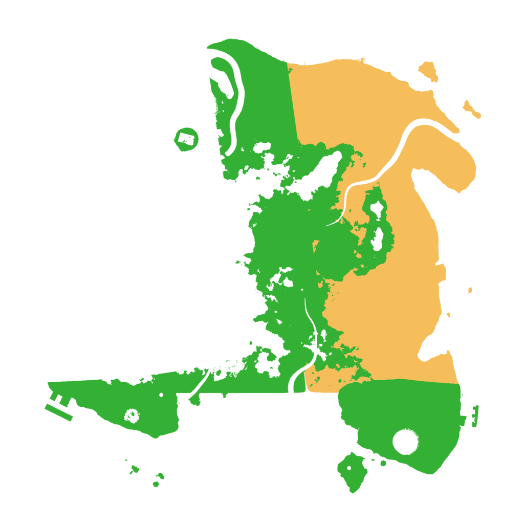 Biome Rust Map: Procedural Map, Size: 3650, Seed: 1809032043