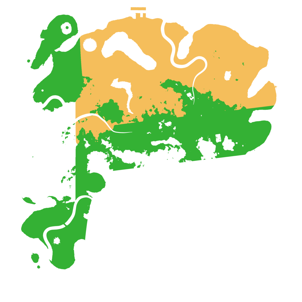 Biome Rust Map: Procedural Map, Size: 4000, Seed: 96533765