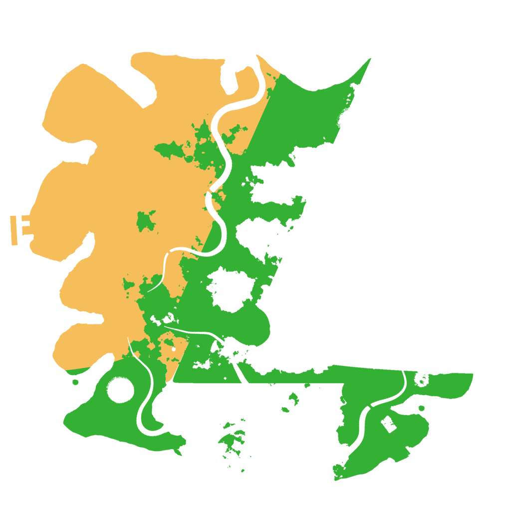 Biome Rust Map: Procedural Map, Size: 3500, Seed: 247644