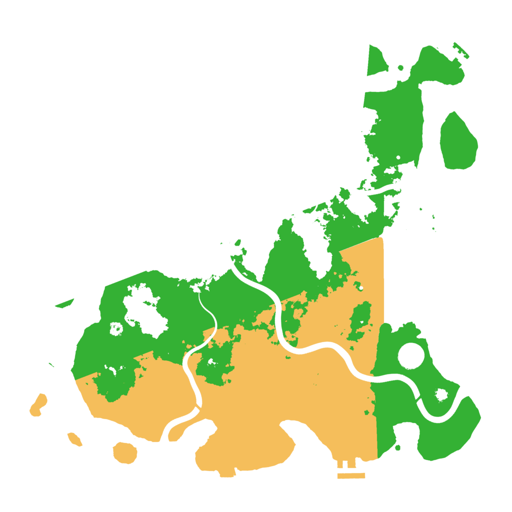Biome Rust Map: Procedural Map, Size: 3750, Seed: 1919813