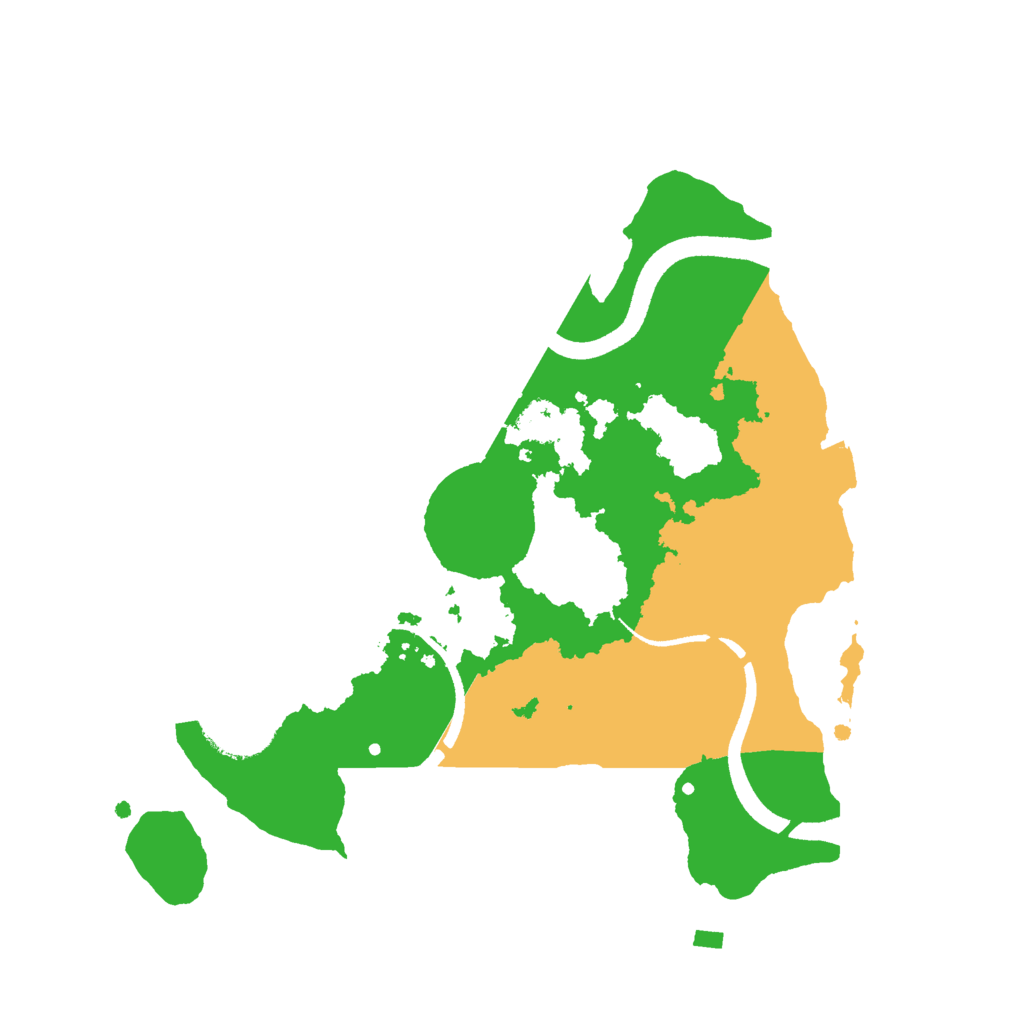 Biome Rust Map: Procedural Map, Size: 2500, Seed: 1771778448