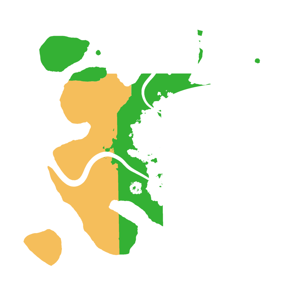 Biome Rust Map: Procedural Map, Size: 2341, Seed: 12344123