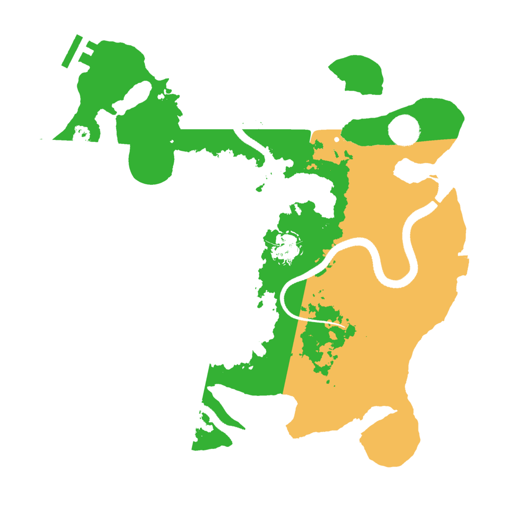 Biome Rust Map: Procedural Map, Size: 3000, Seed: 987127354