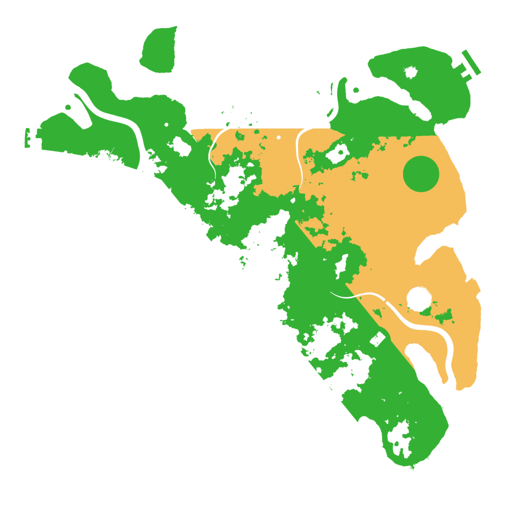 Biome Rust Map: Procedural Map, Size: 3750, Seed: 884758847