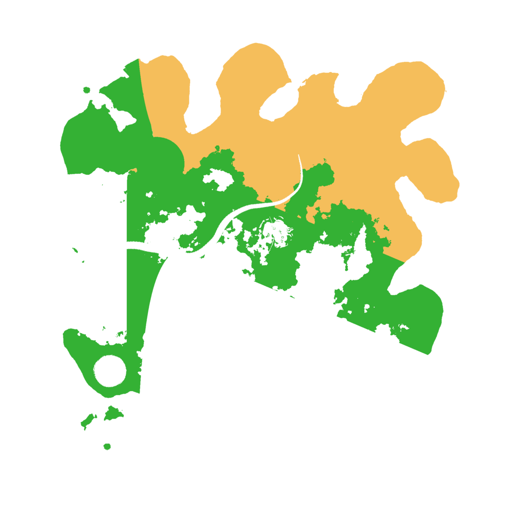 Biome Rust Map: Procedural Map, Size: 3000, Seed: 86872