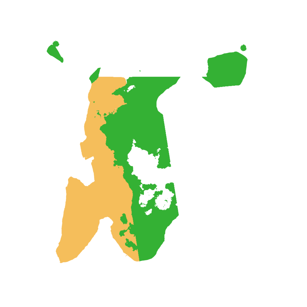 Biome Rust Map: Procedural Map, Size: 2000, Seed: 45343367