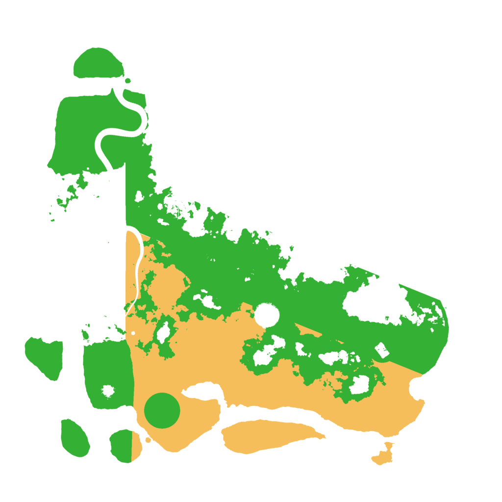 Biome Rust Map: Procedural Map, Size: 3700, Seed: 838362814