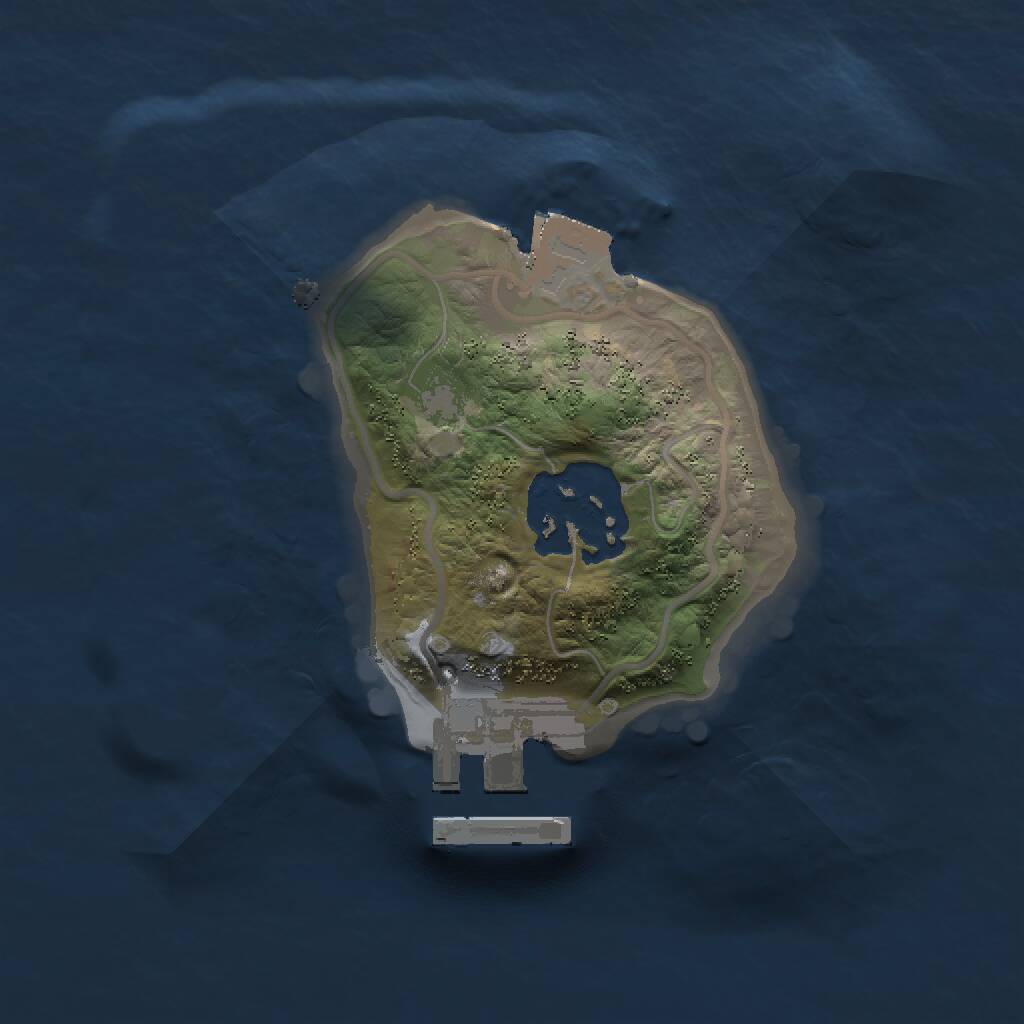 Rust Map: Procedural Map, Size: 1500, Seed: 249375085, 3 Monuments