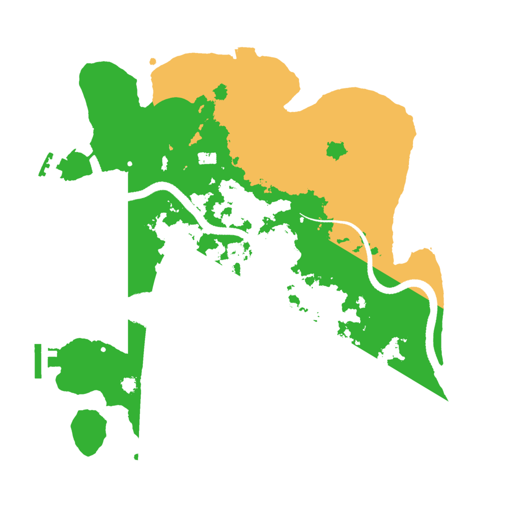 Biome Rust Map: Procedural Map, Size: 3000, Seed: 1322151712