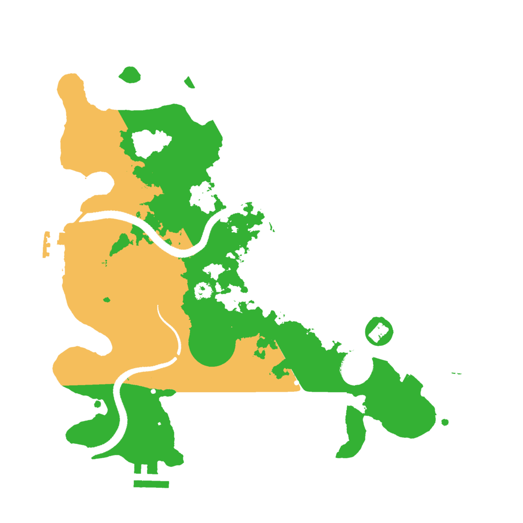 Biome Rust Map: Procedural Map, Size: 3000, Seed: 27520