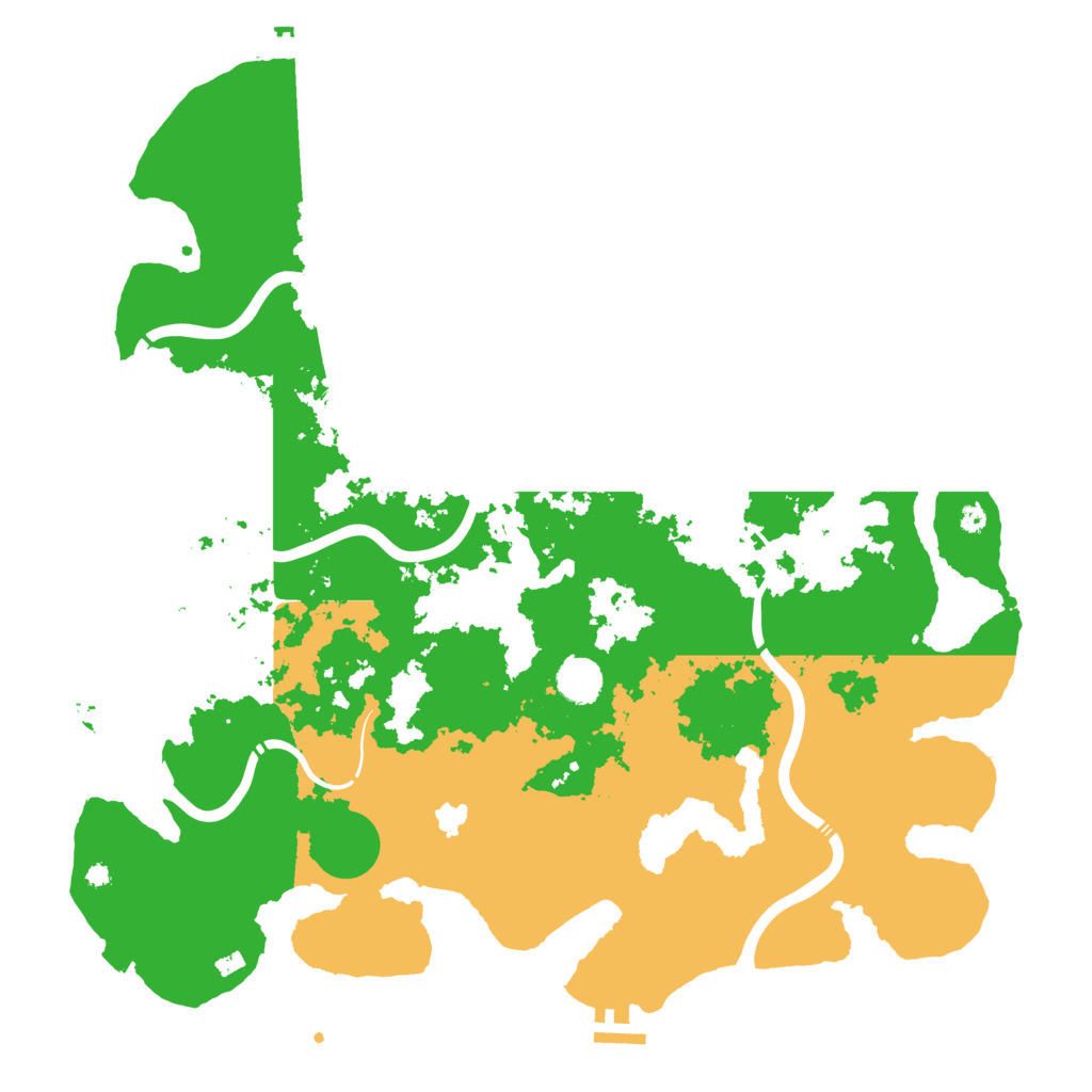 Biome Rust Map: Procedural Map, Size: 4250, Seed: 498539560