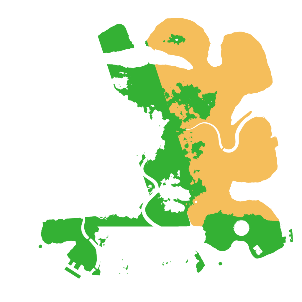 Biome Rust Map: Procedural Map, Size: 3500, Seed: 561994838