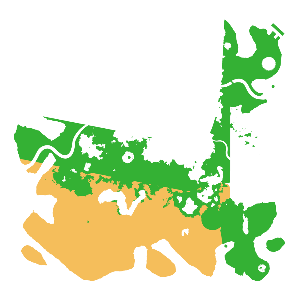 Biome Rust Map: Procedural Map, Size: 4000, Seed: 1166142245